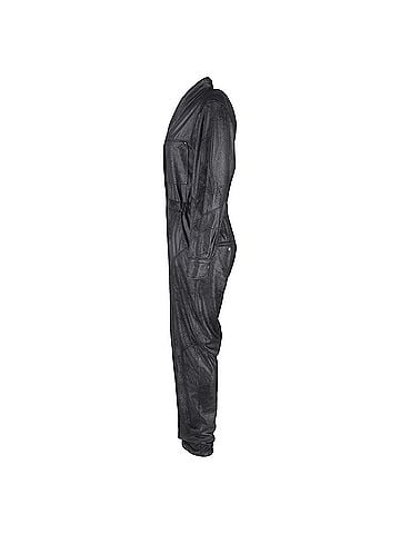 Isabel Marant  Isabel Marant Junna Long Sleeve Jumpsuit in Black Faux Leather (view 2)