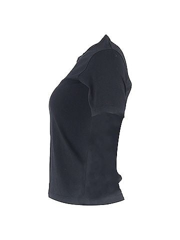 Victoria Beckham  Victoria Beckham Cut-Out Accent T-Shirt in Black Cotton  (view 2)
