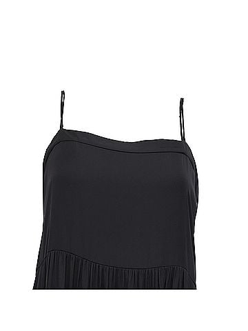 Isabel Marant Isabel Marant Square Neckline Midi Dress in Black Polyester (view 2)