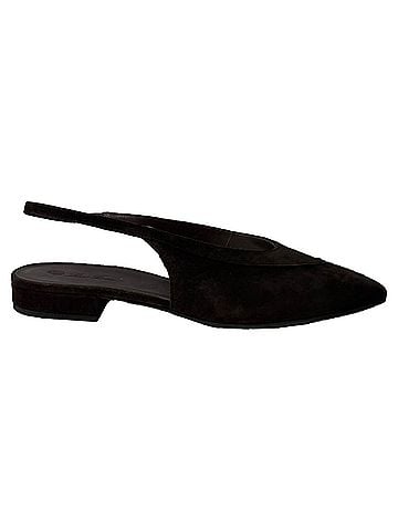 Loro Piana  Loro Piana Rebecca Slingback Ballet Flats in Brown Suede (view 1)