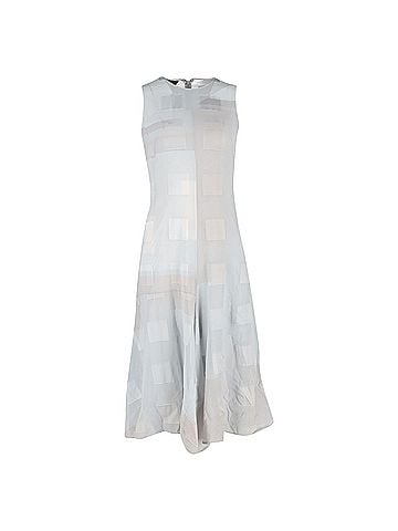 AKRIS  Akris Square-Patterned Midi Dress in Multicolor Viscose (view 1)