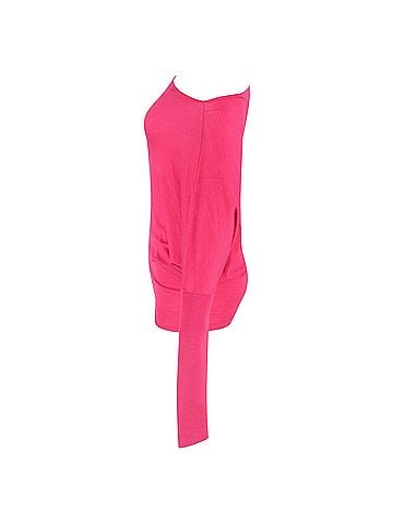 Tom Ford Tom Ford One-Shoulder Asymmetric Sweater in Pink Cashmere  (view 2)