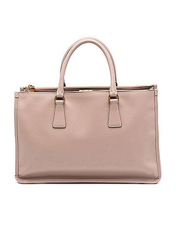 Prada Saffiano Lux Double Zip Frame Tote (view 1)