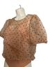 Cami NYC 100% Silk 20% Spandex 80% Modal Polka Dots Pink Bodysuit Size S - photo 6