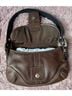 Coach 100% Leather Solid Brown Leather Shoulder Bag One size - photo 3