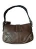 Coach 100% Leather Solid Brown Leather Shoulder Bag One size - photo 2
