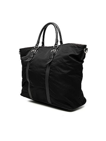 Prada Prada Triangle Logo Plate Handbag/Shoulder Bag 2-Way Black Nylon Leather Women's PRADA (view 2)