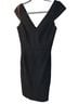 Milly 100% Wool Stripes Black Cocktail Dress Size S - photo 4