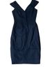 Milly 100% Wool Stripes Black Cocktail Dress Size S - photo 1