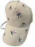 Juicy Couture Bow Print Blue White Hat One size - photo 1