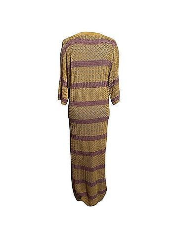Zara Long Knit Kaftan Casual Dress (view 2)