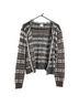 CAbi 100% Cotton Plaid Black Gray White Cardigan Size L - photo 1