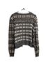 CAbi 100% Cotton Plaid Black Gray White Cardigan Size L - photo 2