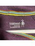 Smartwool 100% Merino Color Block Purple Gray Pullover Sweater Size L - photo 3