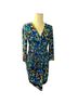 BCBGMAXAZRIA Polka Dots Black Multi Color Casual Dress Size M - photo 1