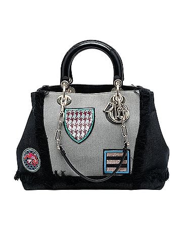 Dior Denim Patch D Light Satchel (view 1)
