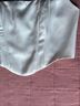 Astr 100% Polyester White Sleeveless Top Size S - photo 5