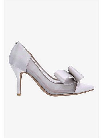 J. Renee Women's Olene Slip On Pumps in Gray Multi Satin/Mesh (view 1)