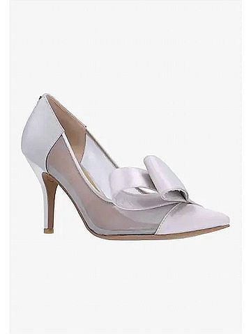 J. Renee Women's Olene Slip On Pumps in Gray Multi Satin/Mesh (view 2)