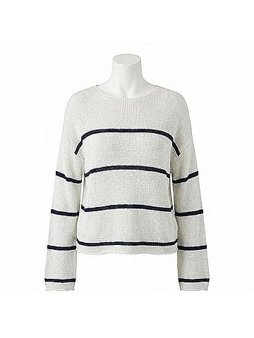 Rails Women's Evangeline Sweater in Navy White Stripe (view 1)