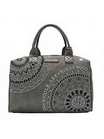 Nicole Lee Women's Josefina Boston Bag With Adjustable Strap in Gray (view 2)