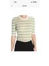 Veronica Beard 100% Linen Stripes White Yellow Blue Pullover Sweater Size L - photo 9
