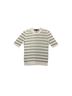 Veronica Beard 100% Linen Stripes White Yellow Blue Pullover Sweater Size L - photo 2