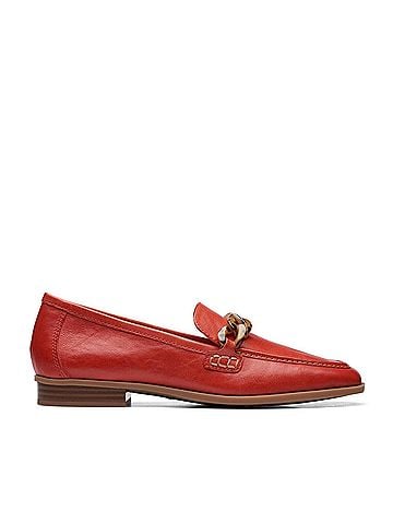 Clarks Women's Sarafyna Iris Loafer in Grenadine Leather (view 1)