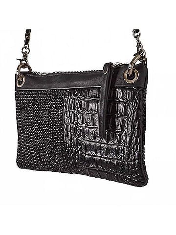 Daniella Lehavi Women's Malika Clutch Bag in Black Shimmer (view 1)