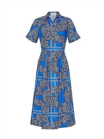 Cara Cara Malena Midi Dress in Blue (view 1)