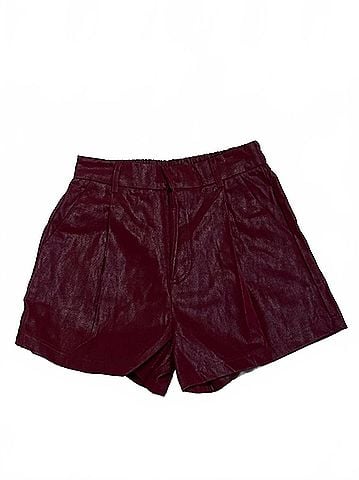 Easel Women's Textured High-Waisted Shorts (view 2)