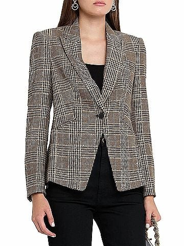 Veronica Beard Kendryn Embellished Dickey Jacket in Black Multi (view 2)