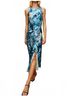 Rails Blue Gabriella Midi Dress in Midnight Diffusion Size L - photo 2