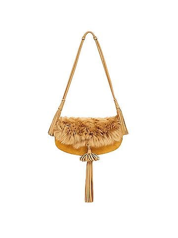 Ulla Johnson Tassel Flap Bag in Lotus (view 1)