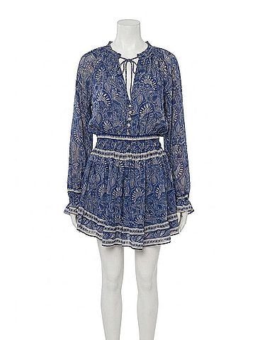 Love The Label Juliet Mini Dress in Arabesque Print (view 1)