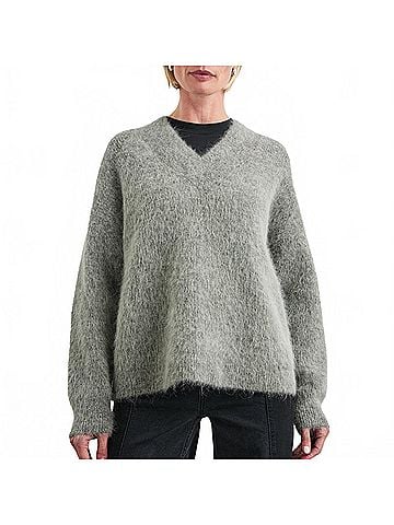 Rails Jodie Sweater in Heather Grey (view 2)