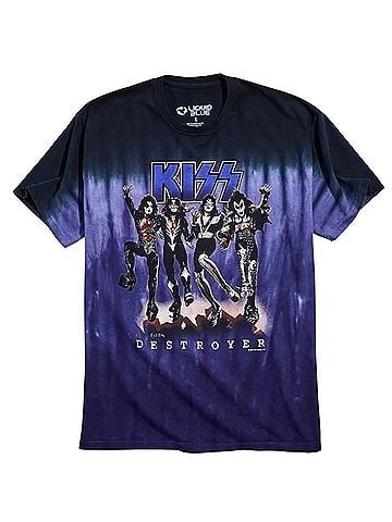 Urban Outfitters Kiss Destroyer Band Short Sleeve T-Shirt (view 1)