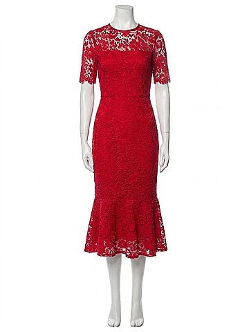 Shoshanna Darcy Dress in Cherry (view 1)