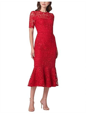 Shoshanna Darcy Dress in Cherry (view 2)