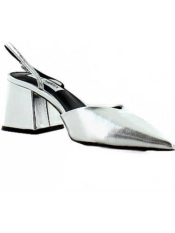 Steve Madden Women's Courtnie Heel Shoe in Silver (view 1)