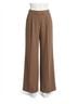 SPANX Solid Brown Crepe Pleated Trouser Size S - photo 1
