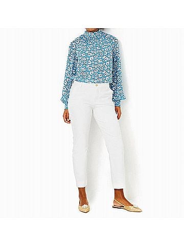 Lilly Pulitzer Gretchen High Rise Straight Leg Pants (view 2)
