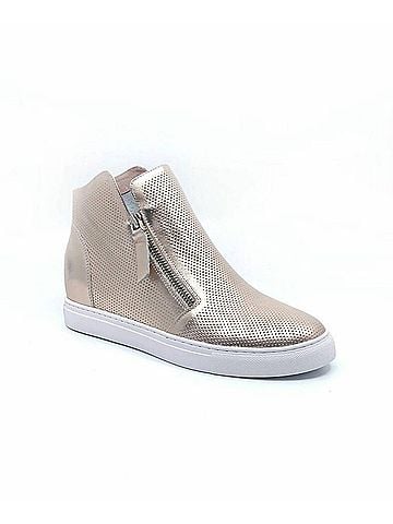 All Black Hi Perf & Zip in Sneaker in Rose Gold (view 1)