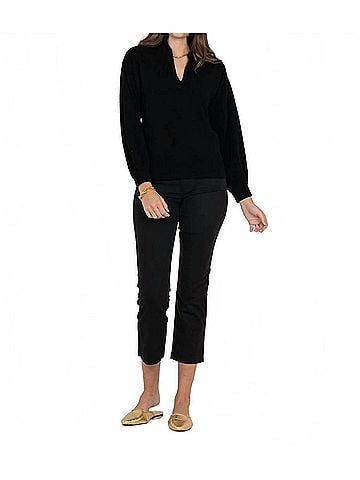 Emily McCarthy Lolli Sweater in Midnight Cashmere (view 2)