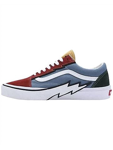 Vans Women Old Skool Bolt Shoes in Multicolor (view 2)
