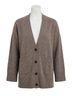 Rails Solid Gray Perry Oversized Cardigan in Mink Size L - photo 1