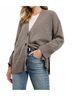 Rails Solid Gray Perry Oversized Cardigan in Mink Size L - photo 3