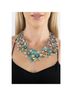 Eye Candy Green Summer Bloom Crystal Statement Necklace in Multi One size - photo 2