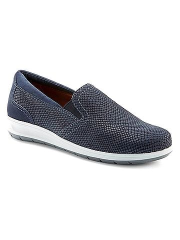 Ros Hommerson Women's Orleans Sneaker in Navy Matte Snake (view 2)