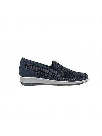 Ros Hommerson Women's Orleans Sneaker in Navy Matte Snake (view 1)